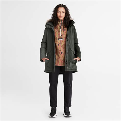 Waterproof Parka For Women In Dark Green Timberland