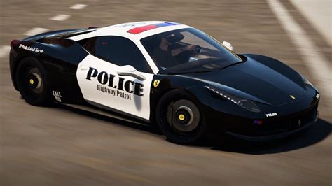 Forza Horizon 2 Ferrari 458 Police Car Police Car Design Youtube