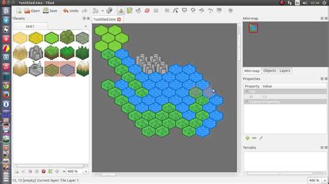 Tiled Tile Map Editor Hexagonal Map Youtube