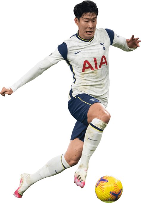 Son Heung Min Tottenham Hotspur Football Render Footyrenders