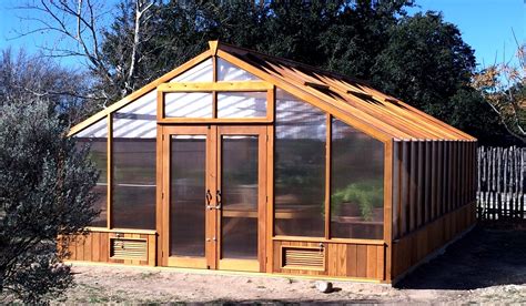 Cedar Built Greenhouses Build A Greenhouse Backyard Greenhouse