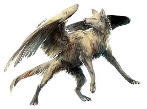 101 Best Images About Wolves With Wings On Pinterest Wolves
