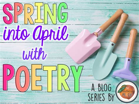 The Primary Peach Spring Into April Writing Poetry With Kids