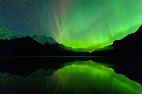 Aurora Reflection Skagway World Of Color Aurora