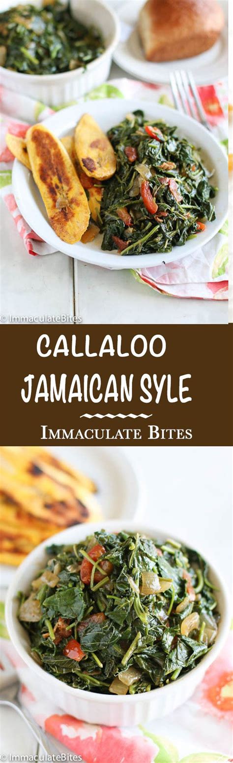 Callaloo Jamaican Style Recipe Jamaican Recipes Jamaican Cuisine Jamaican Dishes