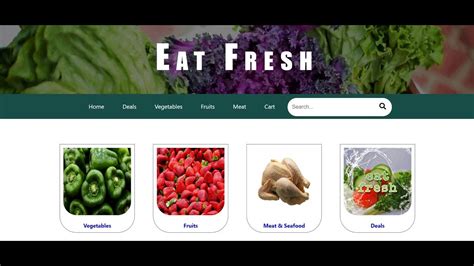 Fastest and free grocery home delivery in lahore. ONLINE GROCERY STORE WEB TEMPLATE USING HTML, CSS WITH ...