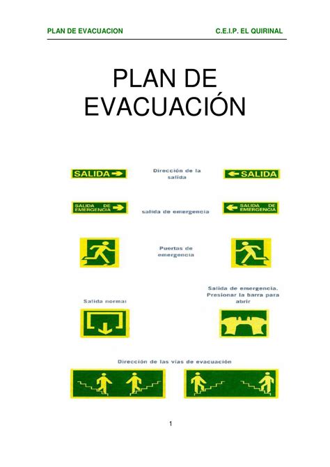 Plan De Evacuación By Javier Del Rey Issuu
