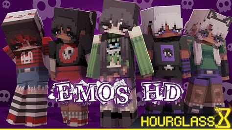 Emos Hd By Hourglass Studios Minecraft Skin Pack Minecraft