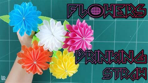 Diy Drinking Straw Crafts Ideas How To Make Flowers From Plastic
