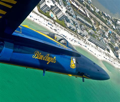 The blue angels, pensacola beach, florida, 7/9/2011. Blue Angels Over Pensacola Beach Photograph by JC Findley