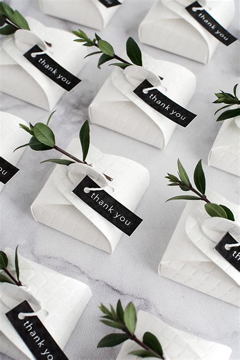 3 Simple And Modern Diy Wedding Favors Homey Oh My