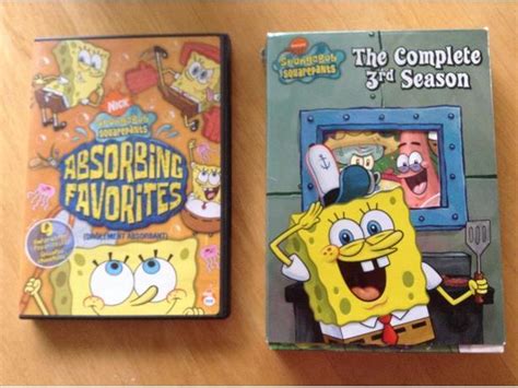 Spongebob Squarepants Dvds Including Box Set Of 3rd Season Saanich