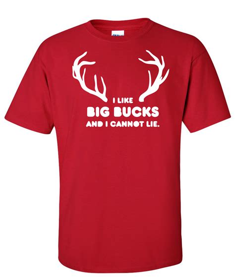 I Like Big Bucks And I Cannot Lie Logo Graphic T Shirt Supergraphictees