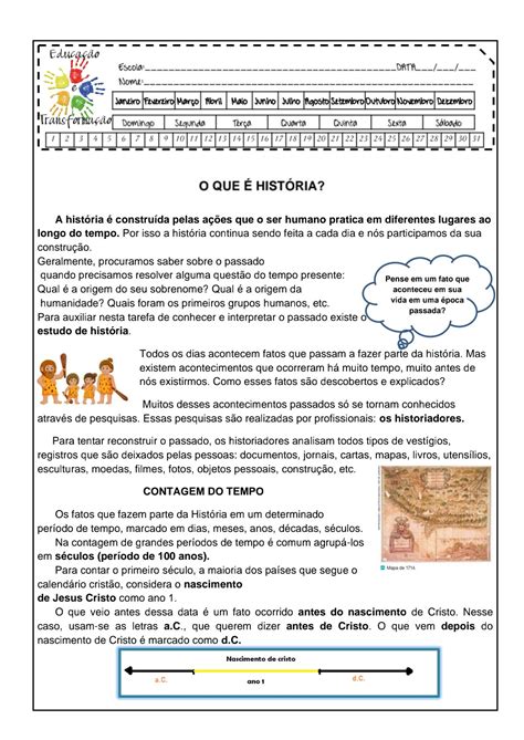 Prova De História 1 Ano Ensino Médio