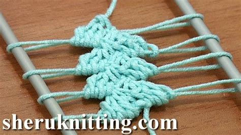 hairpin lace how to make crochet tutorial 14 working 3 double crochet de hairpin lace