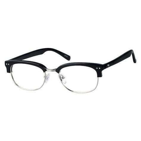 Zenni Browline Prescription Eyeglasses Black Tortoiseshell Plastic 679421 Big Glasses Mens