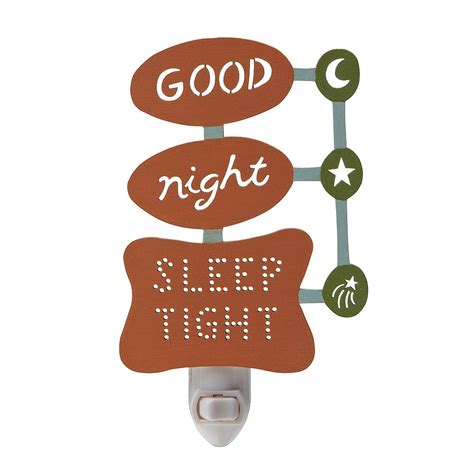 Retro Good Night Sleep Tight Nightlight Googie Night Light