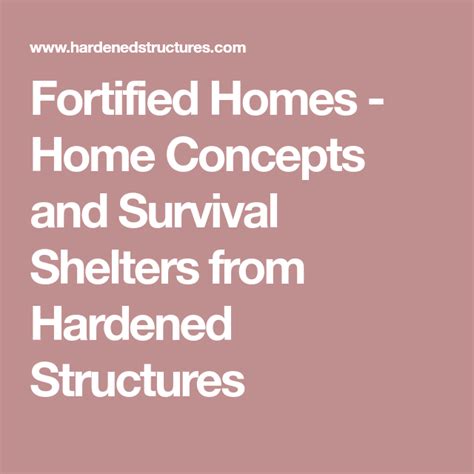 Fortified Homes Home Concepts And Survival Shelters From Hardened
