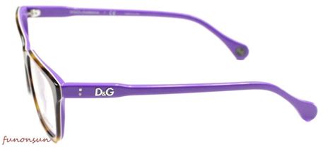 dolce and gabbana women s eyeglasses dandg dd1238 2608 havana violet frame 52mm ebay