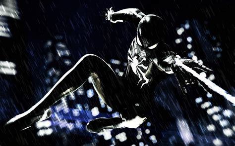 3840x2400 Spider Man Ps4 Black Suit 4k Hd 4k Wallpapers Images