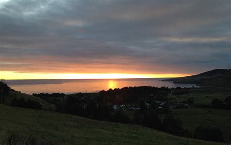 Sunrise Over Longbeachblueskin Bayotago New Zealand Flickr