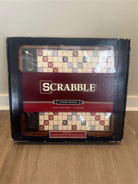 Ws Game Company Rotating Scrabble Luxury Edition Board Game New