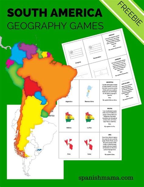 South America Countries Map Game Wayne Baisey
