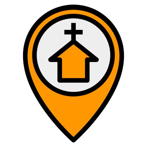 Iglesia Iconos Gratis De Mapas Y Ubicación