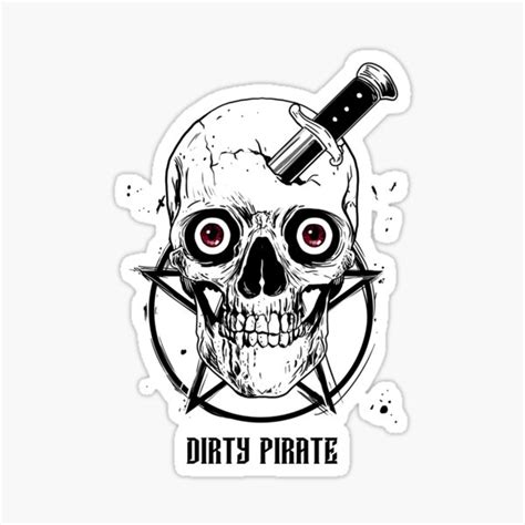 You Dirty Pirate Sticker By Gasper86 Redbubble