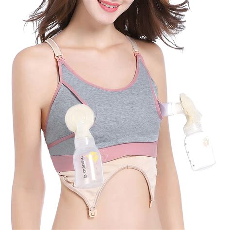 Buy Hands Free Nursing Bra Accessory Strapless Pumping Bra Attachment By Momcozy Pairs W Clip
