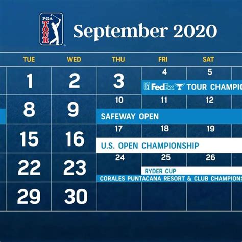 Golf Today On Golfpass New Pga Tour Schedule Announced