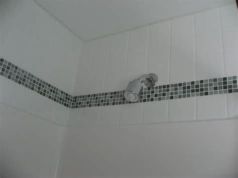 We would generally ask the tile setter to leave space above so we can insert a nailer and run the crown around the shower area. Simplemat review with pics - Bathrooms Forum - GardenWeb ...