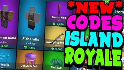 New Codes On Island Royale All Codes April Youtube