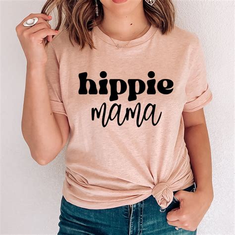 Hippie Mama Hippie Mom Hippie Life Hippie Vibe Svg Svg Etsy
