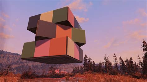 I Made A Rubiks Cube Camp On Fallout 76 Youtube