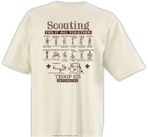 Boy Scout™ Troop Design Sp89 Scouting Ties It All Together Knots