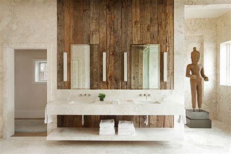 How to make a wood feature wall: Salvaged Style: 10 Ways to Transform Your Bathroom with ...