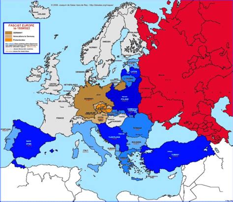 Hisatlas Map Of Europe 1939