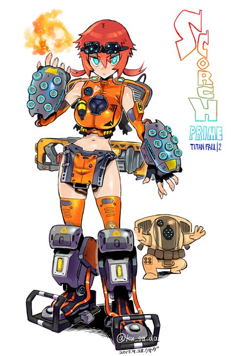 Scorch And Scorch Prime Titanfall And 2 More Drawn By Kusada Danbooru