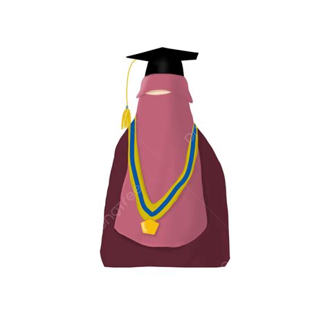 Musklimah Use Niqab E Chapéu De Formatura Png Graduação Niqab