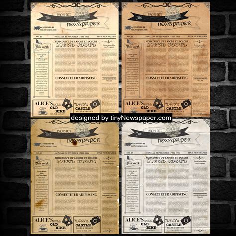 003 Vintage Newspaper Template Word Old Microsoft Throughout Old
