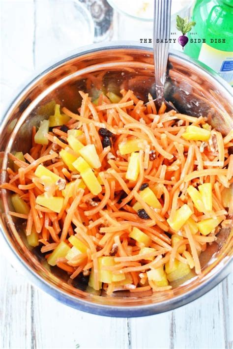 Jun 26, 2020 · potato salad is serious business in black family households and neighborhoods. Carrot Salad with Raisins and Pineapple | Perfect Summer Salad Recipe #carrots #salad #bbq # ...