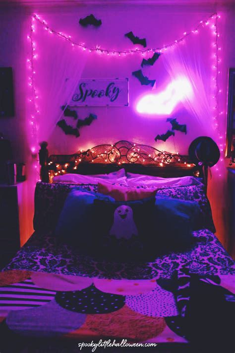 How To Turn Your Bedroom Into A Spooky Halloween Lair — Spooky Little