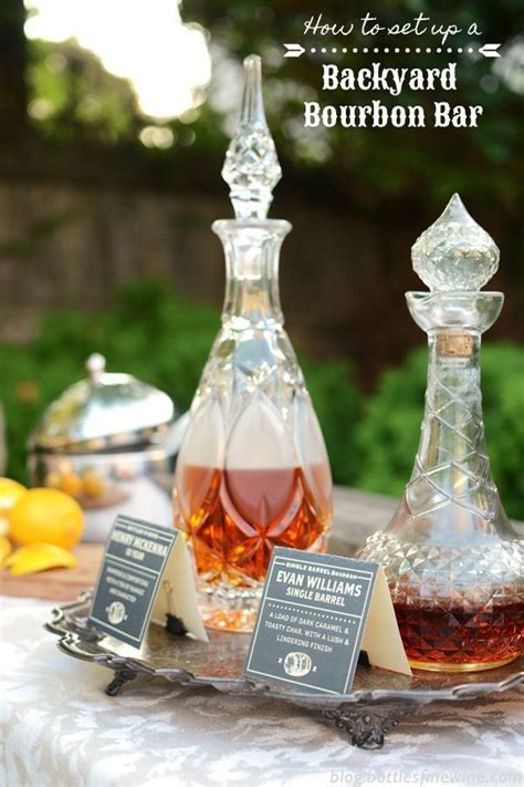 Check spelling or type a new query. How to Set Up a Backyard Bourbon Bar (With images) | Bourbon bar, Bourbon tasting, Whiskey ...
