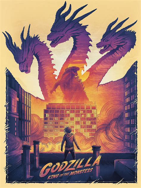 Godzilla Artwork Kaiju Fan Art Movies King Ghidorah Godzilla
