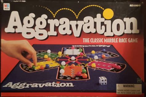 Vintage Aggravation The Classic Marble Race Game Board Game No