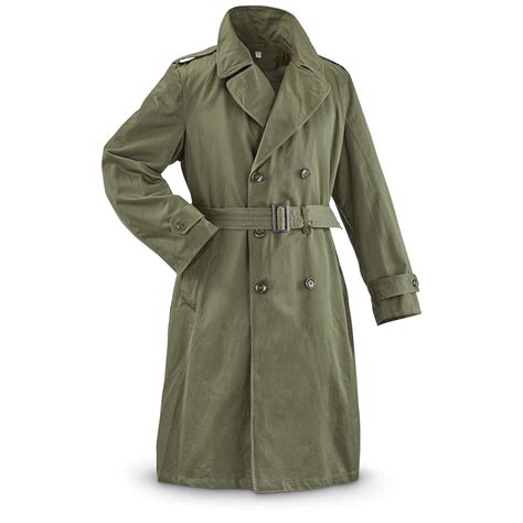 Army Surplus Trench Coat Army Military