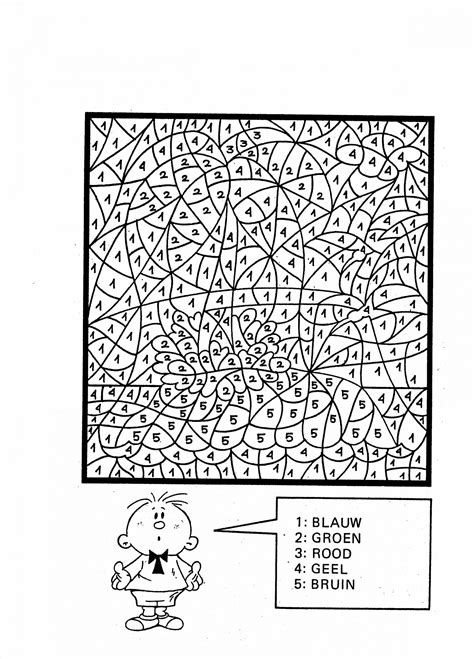 Tafels oefenen werkbladen groep 5 bb6 van design keukens en alle tafels oefenen groep 4 ajmine pinterest multiplication multiplication table elementary. Kleurplaat Cijfer 1 - ColoringPages234