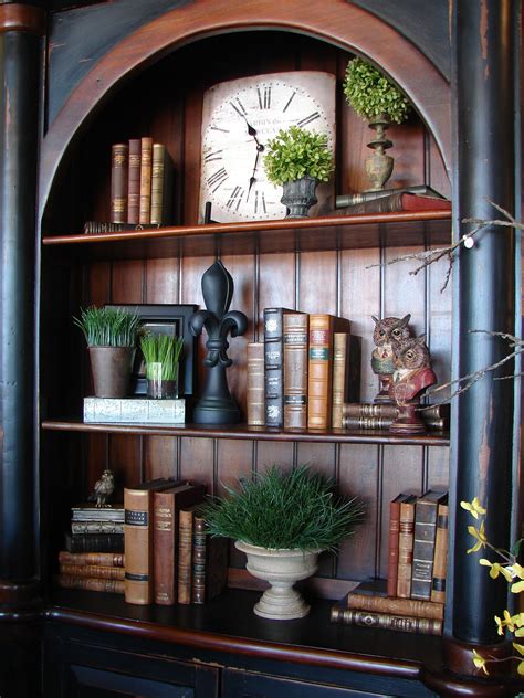 Pin By The White Hare On For The Home Bookcase Decor Tuscan