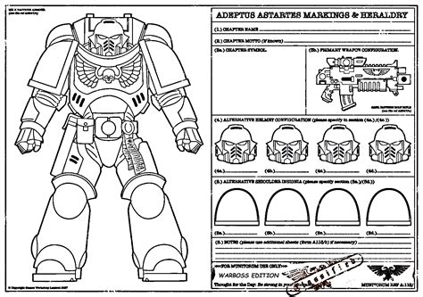 Download SITZKRIEG! Hobby Blog: Primaris Marine Coloring Book